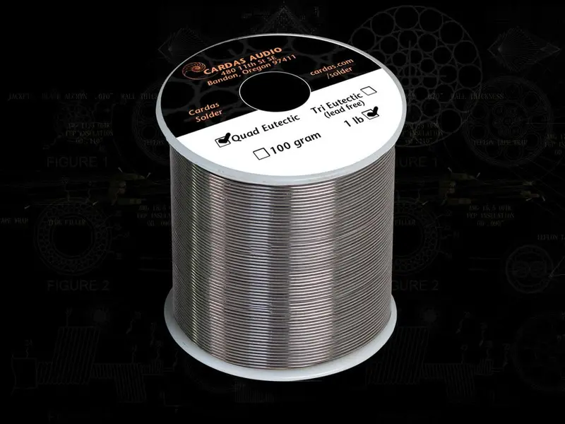 Cardas Quadeutectic Solder - 1 Lb 1