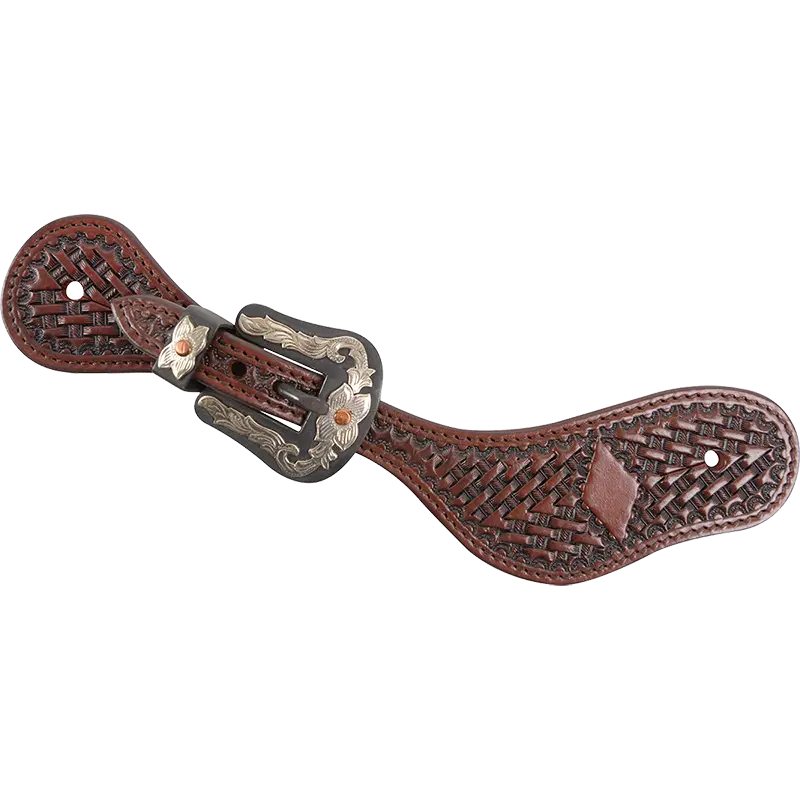 Cashel Antique Diamond Spur Straps 2