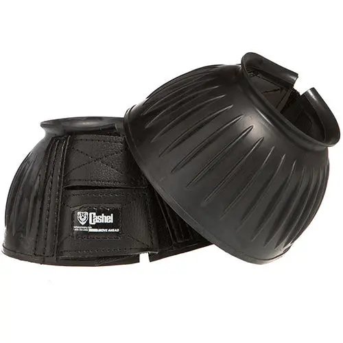 Cashel Black Rubber Bell Boot 1