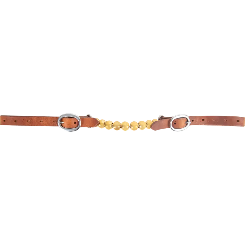 Cashel Brass Ball Curb Strap 1