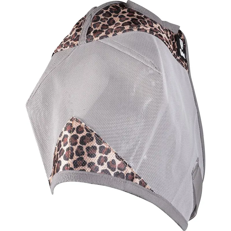 Cashel Crusader Average Horse Sized Designer Fly Mask- Leopard 1