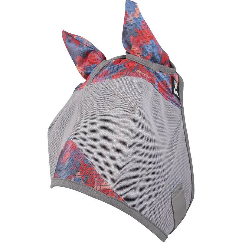 Cashel Crusader Designer Fly Mask With Ears- Patchwork 1