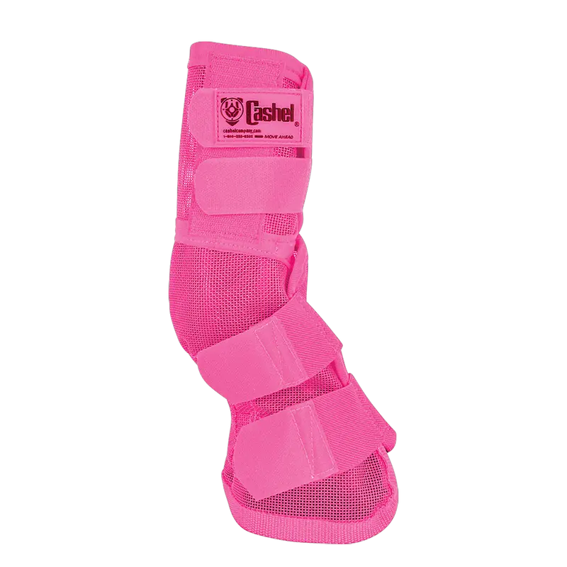 Cashel Crusader Fly Leg Guards- Pink 1