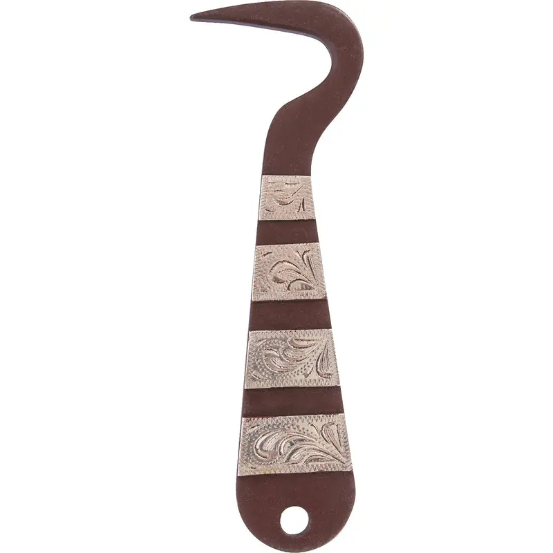 Cashel Silver Stripe Steel Hoof Pick 1