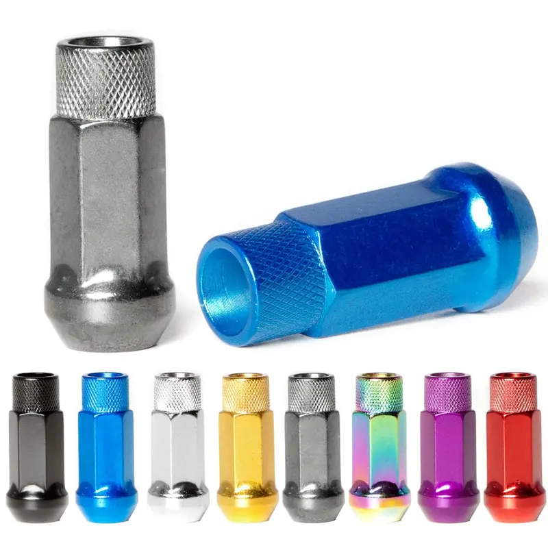 Circuit Performance Forged Steel Cp50 Extended Open End Hex Lug Nut For Aftermarket Wheels: 12×1.5 1