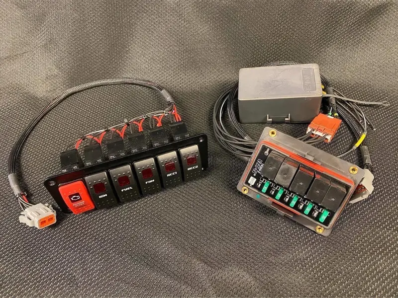 Cjs Wiring Universal Budget Switch Panel With Pdm Fuse Box 1