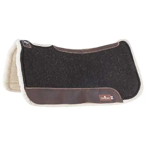 Classic Equine 1 1/4" Zone Series Felt Top Fleece Bottom Saddle Pad 31"X32" 1