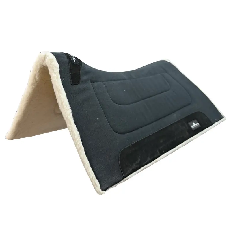 Classic Equine 3/4" Performance Trainer Saddle Pad- Black 1