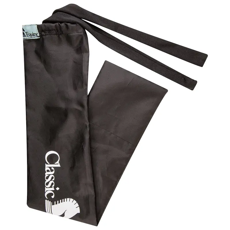 Classic Equine Black Slick Tail Bag 1