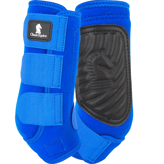 Classic Equine Classic Fit Front Boots- Blue 1