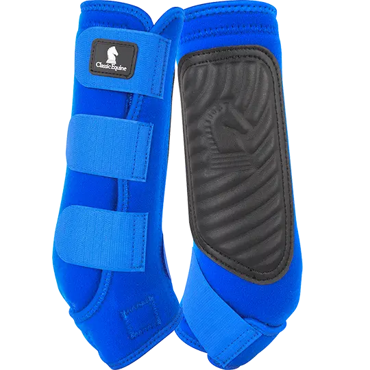 Classic Equine Classic Fit Hind Blue Boots 1