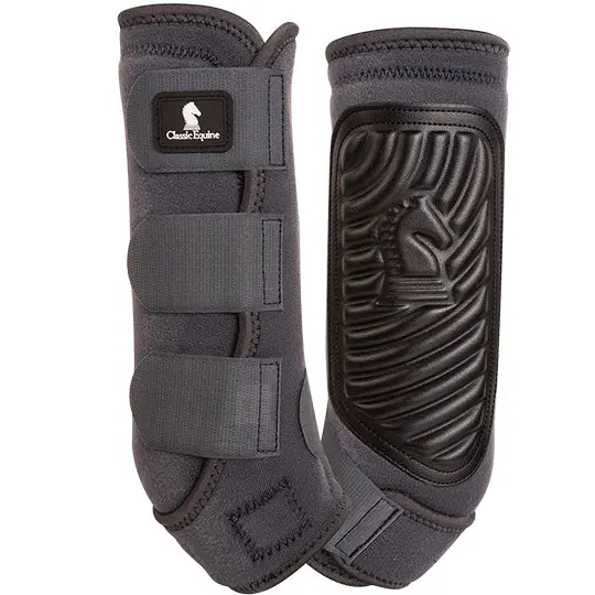 Classic Equine Classic Fit Hind Boots- Charcoal 1