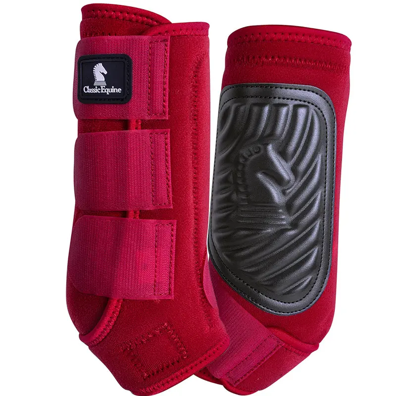 Classic Equine Classic Fit Hind Boots- Crimson 1
