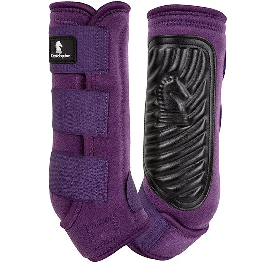 Classic Equine Classic Fit Hind Boots- Eggplant 1