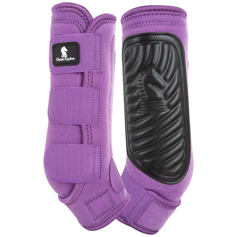 Classic Equine Classic Fit Hind Boots- Violet Purple 1