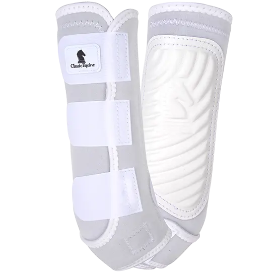 Classic Equine Classic Fit Hind Boots- White 1