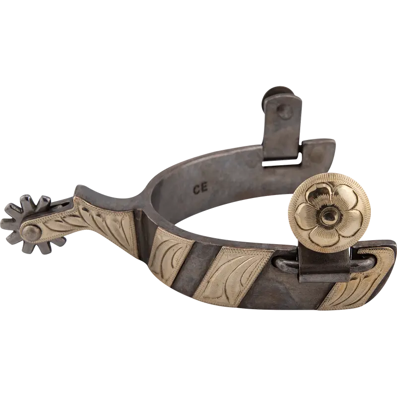 Classic Equine Cowboy Series 1" Spurs With Chap Guard 2