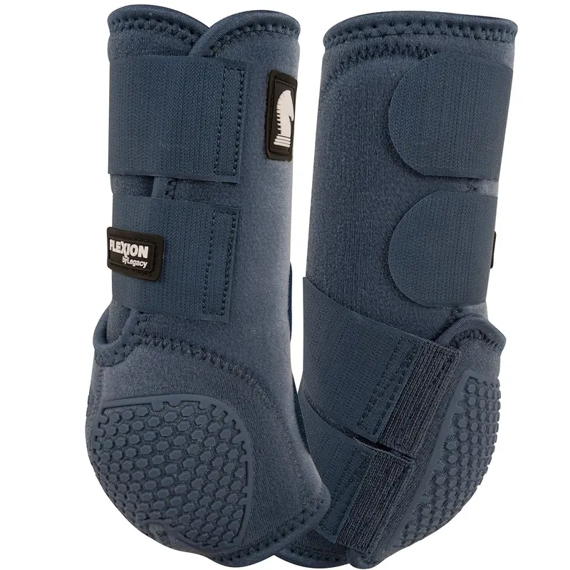 Classic Equine Flexion By Legacy Front Protective Boots- Dark Denim 1