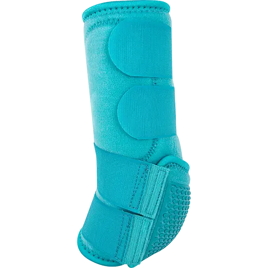 Classic Equine Flexion By Legacy Hind Protective Boots- Aqua 2