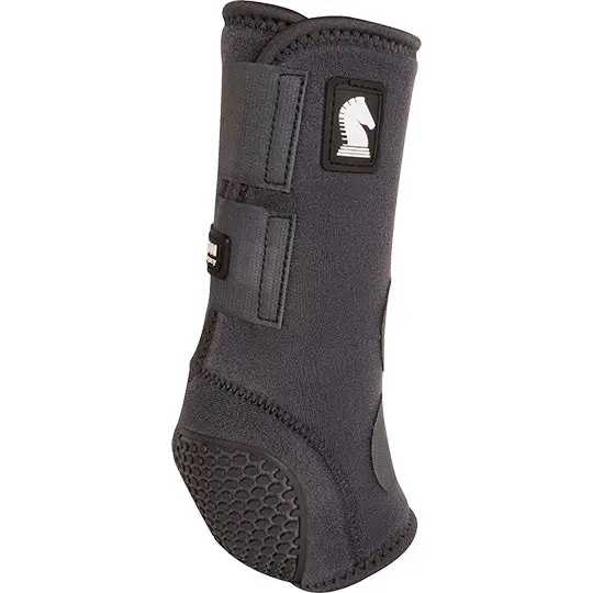 Classic Equine Flexion By Legacy Hind Protective Boots- Charcoal 2