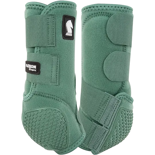 Classic Equine Flexion By Legacy Hind Protective Boots- Spruce 1