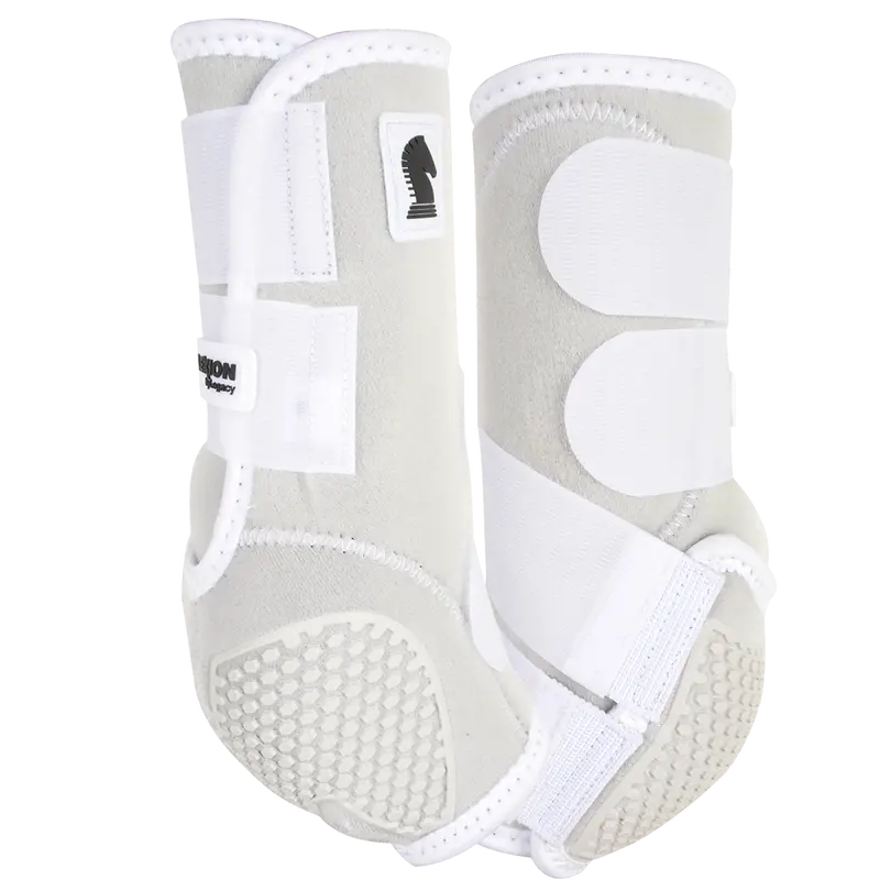 Classic Equine Flexion By Legacy Hind Protective Boots- White 1