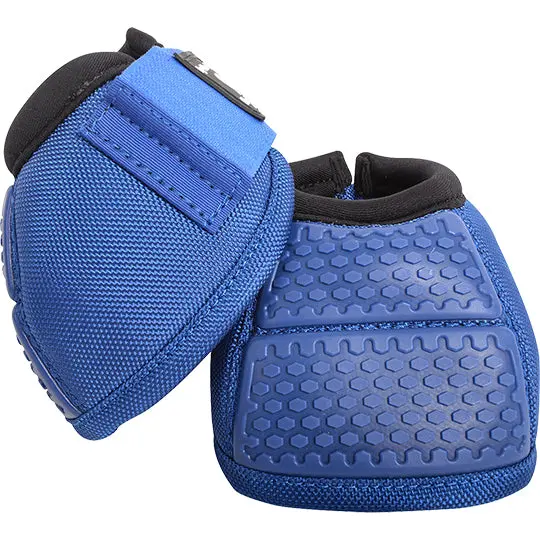 Classic Equine Flexion No-Turn Bell Boots- Blue 1