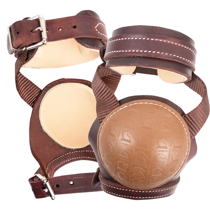 Classic Equine Leather Skid Boots 1
