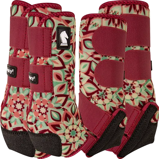Classic Equine Legacy2 4-Pack Protective Boots- Starburst 1