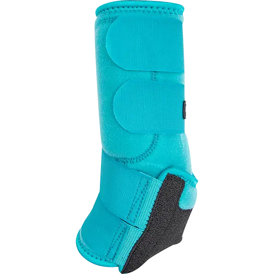 Classic Equine Legacy2 Hind Protective Boots- Aqua 2