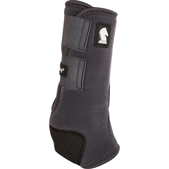 Classic Equine Legacy2 Hind Protective Boots- Charcoal 1