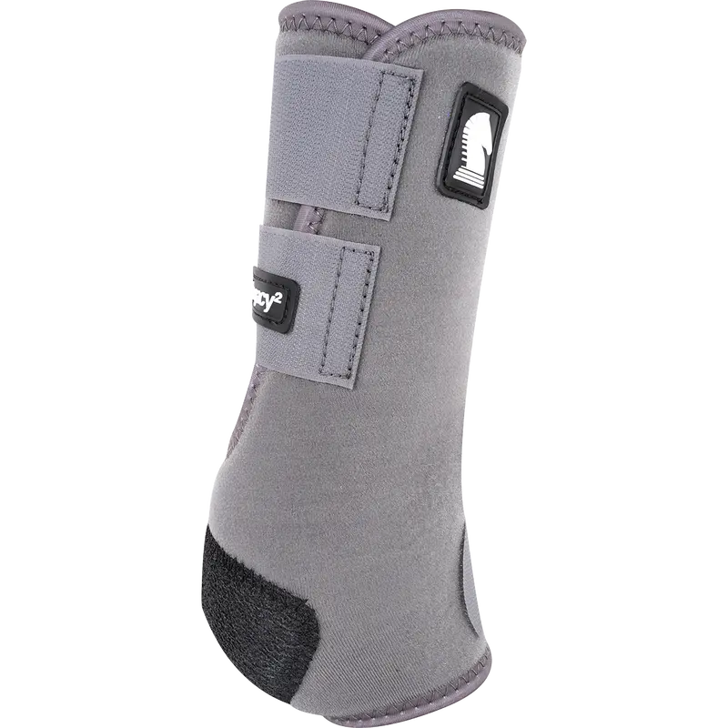 Classic Equine Legacy2 Hind Protective Boots- Steel Grey 1