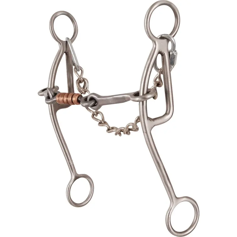 Classic Equine Les Vogt Shank Dog Bone Gag Bit 1