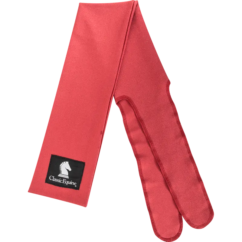 Classic Equine Lycra Tail Bag- Crimson Red 1