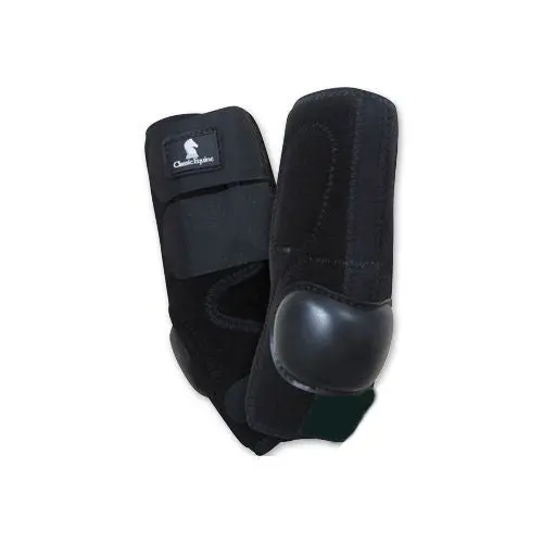 Classic Equine Neoprene Skid Boots Black 1