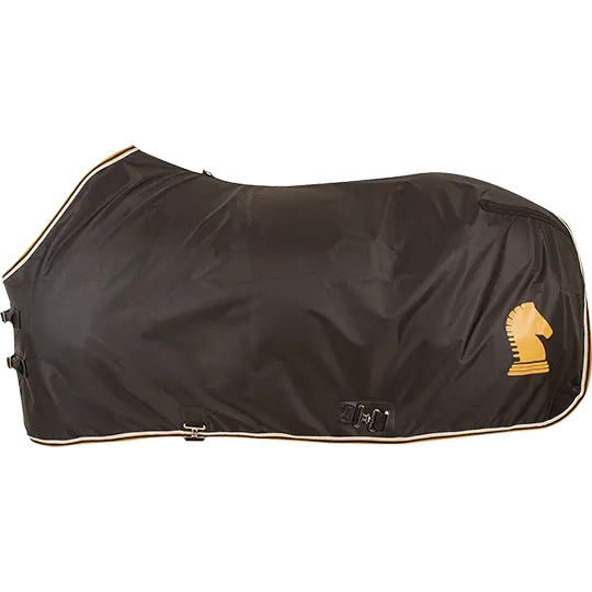 Classic Equine Open Front Nylon Stable Sheet- Black 1
