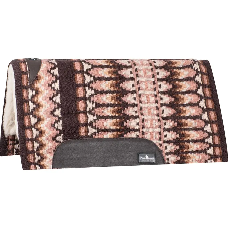 Classic Equine Sensorflex Saddle Pad 32" X 34"- Coffee/Chestnut 1