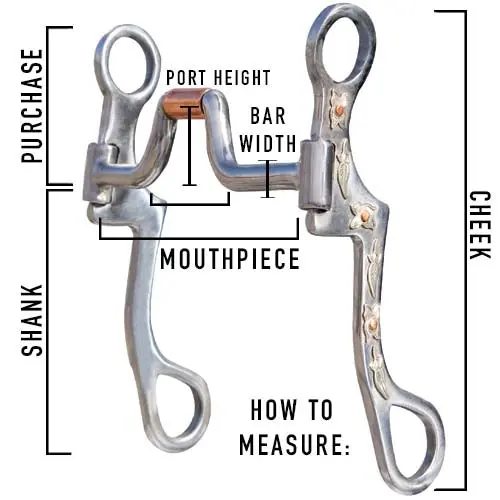 Classic Equine Tool Box Square Hinge Port Bit 8" Cavalry Shank 2