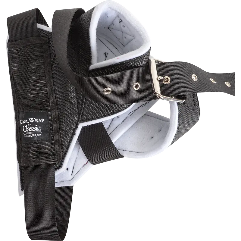 Classic Ropes Clear Vision Cool Wrap Horn Wrap- Black With Black Strap 1