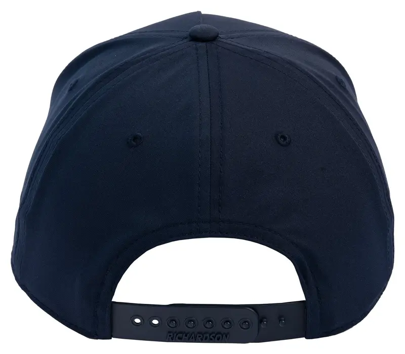 Classic Ropes Navy 5 Panel Snapback Cap With Patch 2