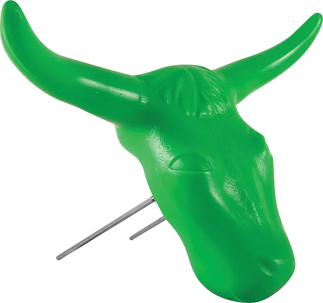 Classic Ropes Steer Head Dummy- Green 1