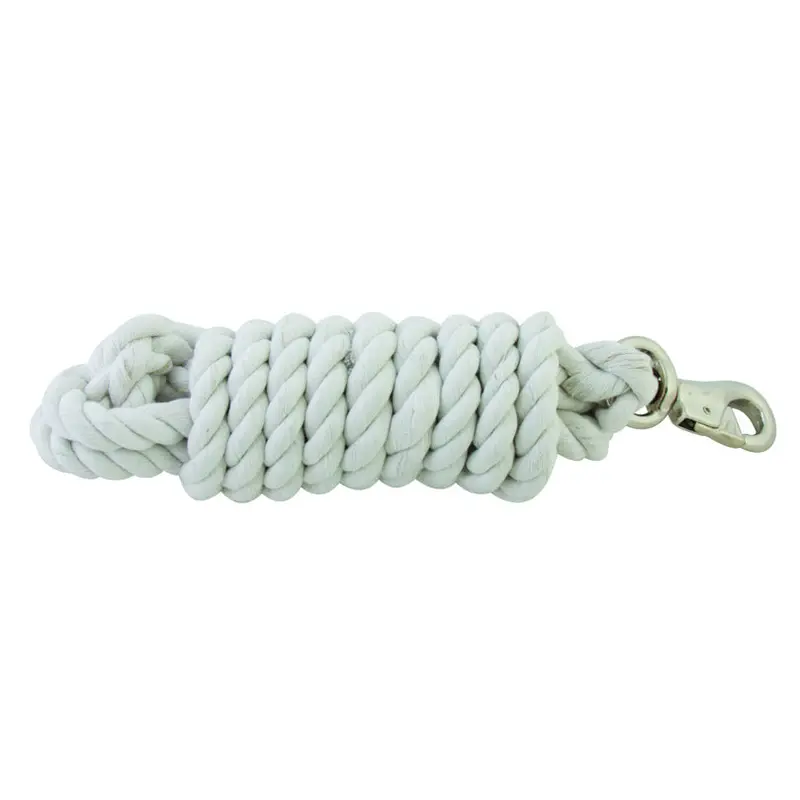 Coolhorse 10' White Cotton Lead Bull Snap 1