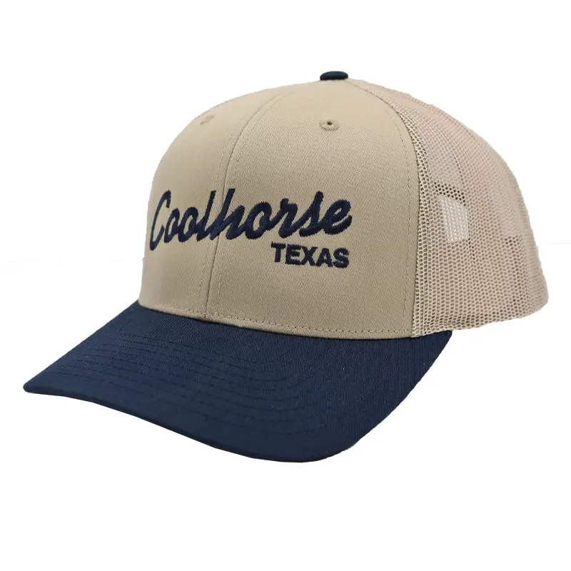 Coolhorse 112 Khaki/Navy Cap With Coolhorse Design 1
