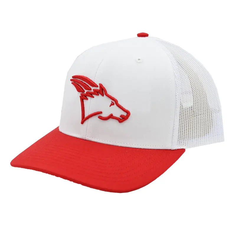 Coolhorse 112 Red/White Cap With Coolhorse Logo 1
