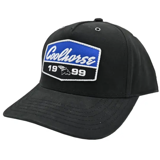 Coolhorse 336 Black Snapback Cap With Blue 1999 Patch 1