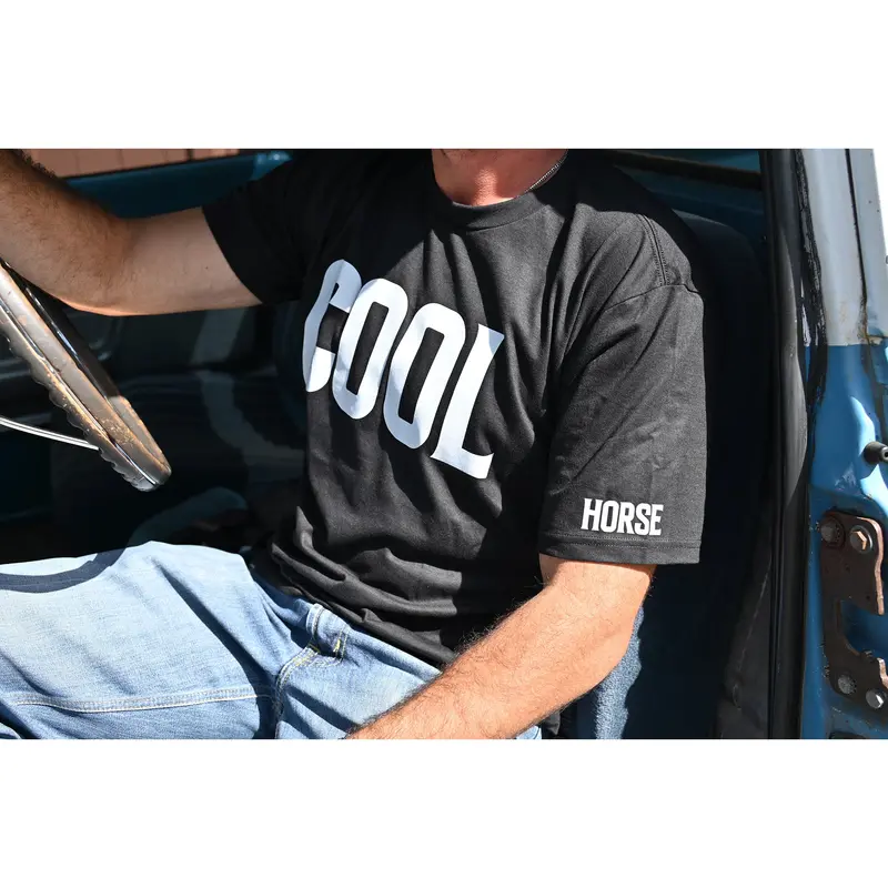 Coolhorse Classic Throwback Tee- Black 3