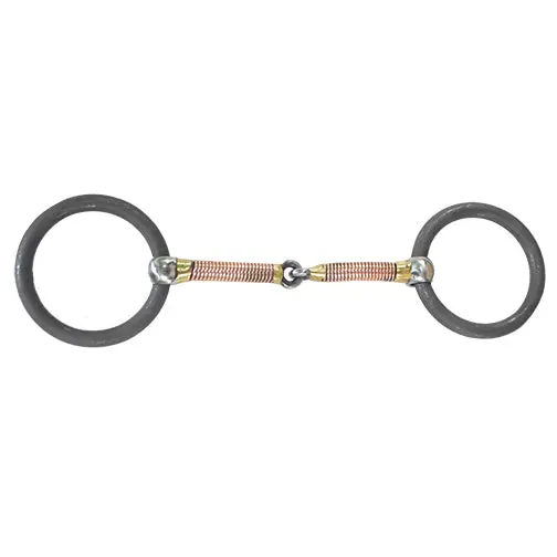 Coolhorse Copper Wrapped Heavy Ring Snaffle Bit 1