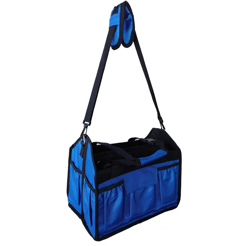 Coolhorse Deluxe Grooming Tote- Blue 1