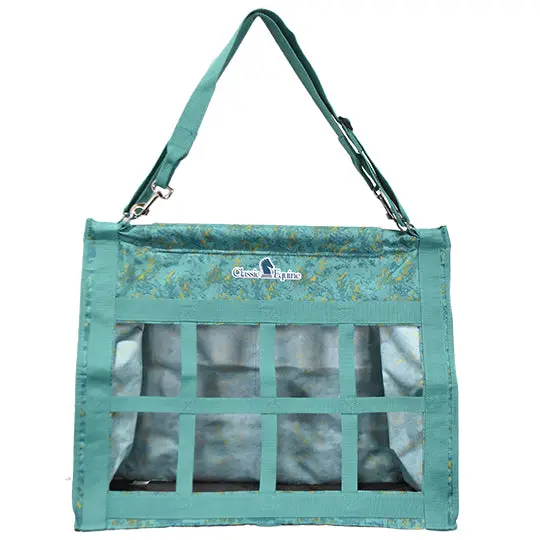 Coolhorse Exclusive! Classic Equine Top Load Hay Bag- Turquoise Slab 1