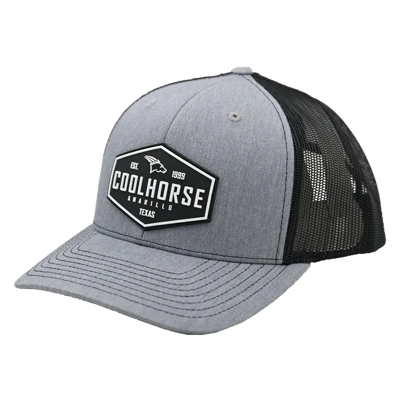 Coolhorse Gray Cap With Rubber Coolhorse Patch 1